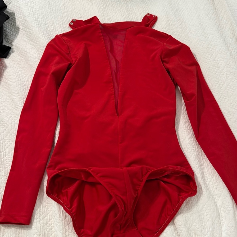 Mariia Crown red adult X-Large leotard ballet